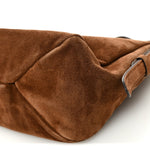 Scamosciato Suede Large Aimee Shoulder Bag Cacao