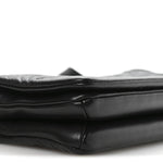 Lambskin Embossed Monogram Pochette Coussin Crossbody Black