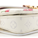 LV X TM Monogram Cerises Pochette Metis East West White