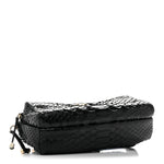Snakeskin Waist Bag Black