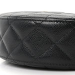 Caviar Quilted Other Shape With Chain Black