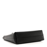 Calfskin Toy Shopping Tote Black