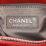 Caviar Quilted Grand Shopping Tote GST Red