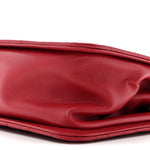 Calfskin Quilted CC Chain Accordion Tote Red