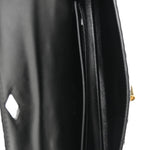 Nappa Intrecciato Long Andiamo Top Handle Clutch Black
