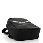 Nylon Logo Childrens Backpack Black