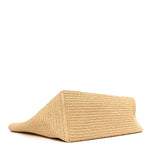 Raffia Logo Tote Naturel