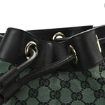 Monogram Drawstring Shoulder Bag Green