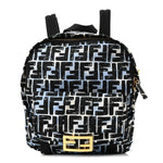 X JOSHUA VIDES Nylon FF Cloudy Pocket Backpack White Celeste Black