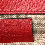 Dollar Calfskin Small Interlocking G Shoulder Bag Red