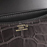 Matte Alligator Constance 18 Black