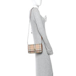 E-Canvas Vintage Check Hampshire Crossbody Archive Beige
