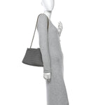 Nappa Intrecciato Dustbag Notte Shoulder Bag Basalt