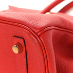 Togo Birkin 30 Rouge Tomate