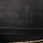 Grained Calfskin Saddle Belt Bag Black