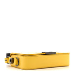 Calfskin Mini Binder Clip Bag Yellow