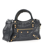 Agneau Giant 12 Gold Hardware Mini City Anthracite