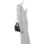 Lambskin Cannage Mini Lady Dior Black