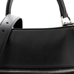 Dolly Calfskin 4X4 Shoulder Bag Black White
