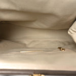 Calfskin Quilted Stam Brown