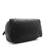 Calfskin Monogram Speedy P9 Bandouliere 40 Ultra Black