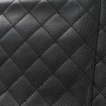Caviar Quilted Jumbo Kelly Flap Black