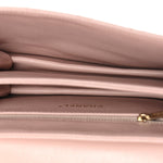 Sheepskin Quilted Beauty Lock Flap Pink
