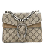 GG Supreme Monogram Mini Dionysus Shoulder Bag Taupe