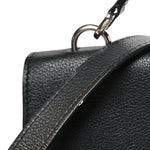 Soft Calfskin My Lockme Top Handle Vanille Black