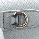 Saffiano Lux Sound Top Handle Light Blue