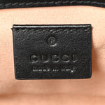 Calfskin Matelasse Aria Super Mini GG Marmont Shoulder Bag Black