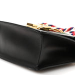 Calfskin Mini Sylvie Top Handle Bag Black