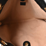 Calfskin Large Rajah Chain Tote Black