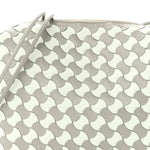 Nappa Wavy Bicolor Intrecciato Small Loop Camera Bag Agate Grey Glacier