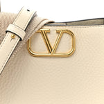 Soft Grainy Calfskin Alltime Small Handbag Ivory