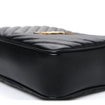 Calfskin Matelasse Monogram Lou Camera Bag Black