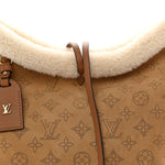 Suede Mahina CarryAll PM Beige