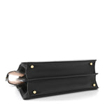 Vitello Seta Shiny Nappa Medium Peekaboo I SEE U Satchel Black Light Rose