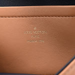 Lambskin Embossed Monogram Pochette Coussin Camel