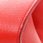 Crisped Calfskin Small Tie Knot Tote Vermillion
