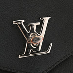 Soft Calfskin My Lockme Top Handle Black