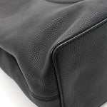 Pebbled Calfskin Large Soho Hobo Black