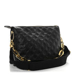 Lambskin Embossed Monogram Coussin MM Black