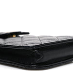 Caviar Quilted Classic Phone Holder Black