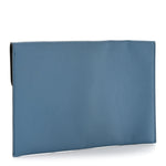 Calfskin Skull Envelope Clutch Blue