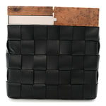Nappa Intrecciato The Snap Clutch Black