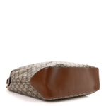 GG Supreme Monogram Large Linea A Hobo Light Brown