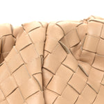 Nappa Maxi Intrecciato The Pouch Oversized Clutch Almond