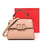 Calfskin Micro VSling Top Handle Bag Rose Cannelle