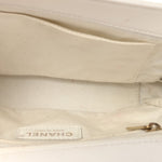Caviar Quilted Medium Business Affinity Flap White